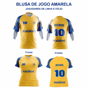 Blusa de Jogo Amarela