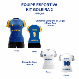 Kit Goleira 2 – 3 peças (Futsal e Handebol)