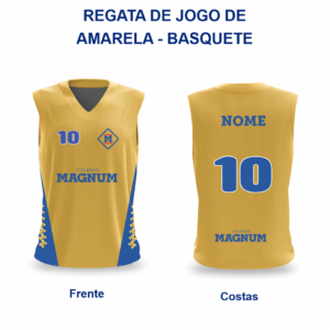 Regata de Jogo Amarela- Basquete