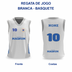 Regata de Jogo Branca - Basquete