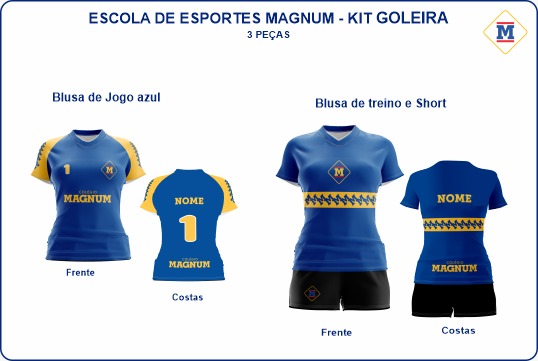 kit Goleira- 3 peças