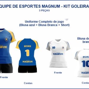 kit Vôlei Feminino 2 - 3 PEÇAS