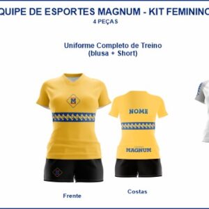 kit Futsal Feminino 1 - 4 peças