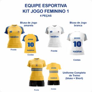 kit Feminino 1 - 4 peças