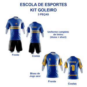 kit Goleiro - 3 peças